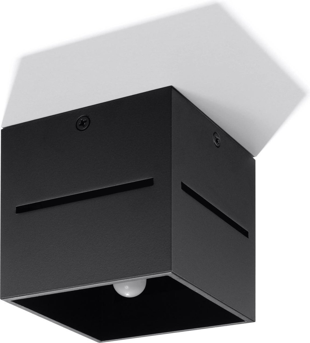 SOLLUX lighting LOBO - Zwart - Plafonflamp - G9