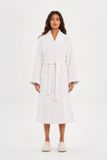 The Linen Room Katoenen Badjas – 450 GSM – 100% Katoen – Hotelkwaliteit – Unisex – Wit-XXL