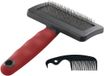 Ferplast Slicker Borstel Rood&Zwart - Hondenvachtborstel - Large