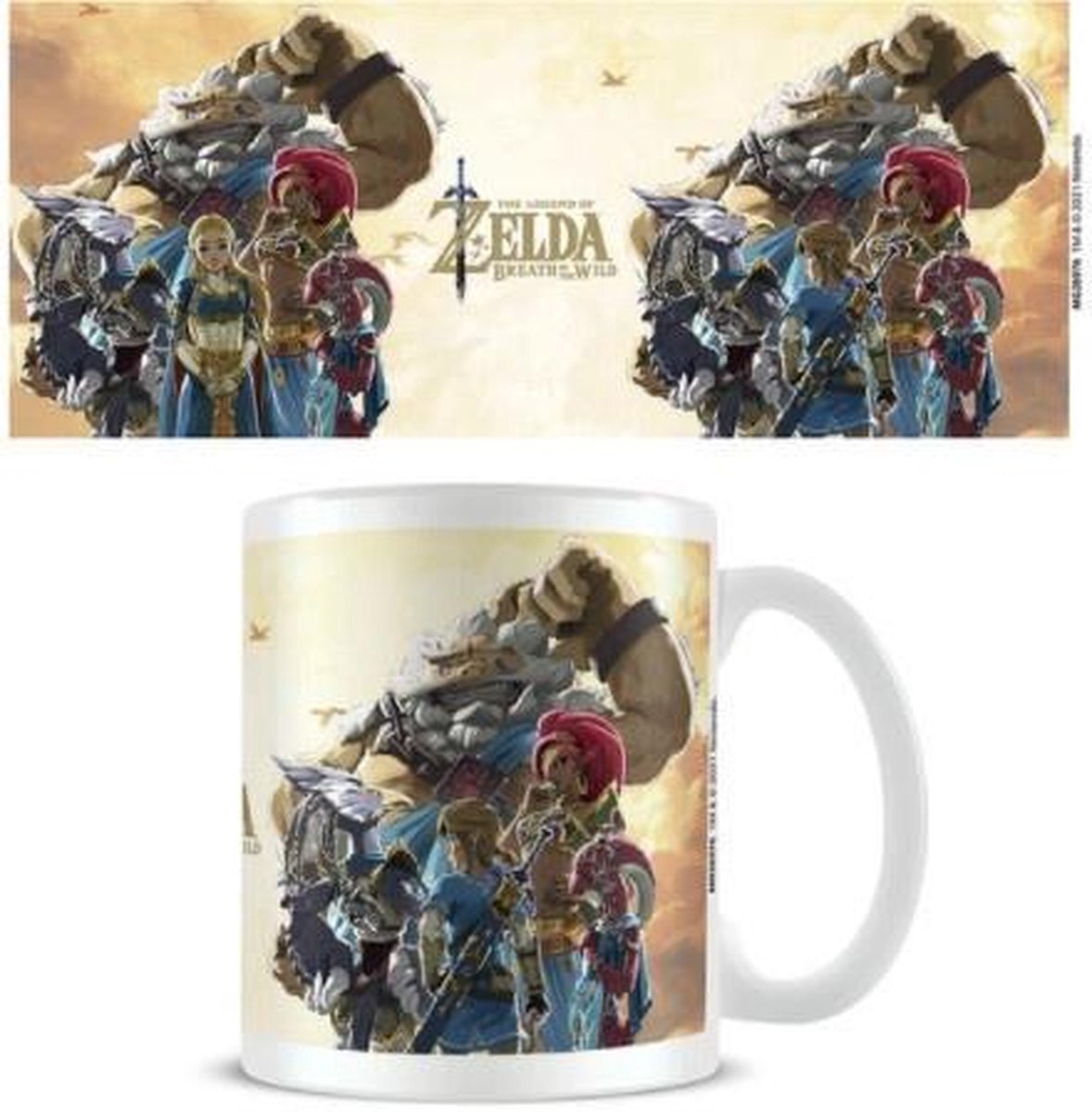 Hole in the Wall The Legend of Zelda - Breath of the Wild Champions in the Sunset Mug Merchandise