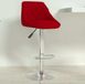 Maison Exclusive - Tabouret de bar en velours bordeaux