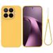 Xiaomi Étui en silicone liquide avec dragonne - Jaune