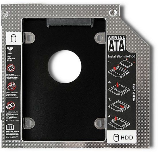 Qoltec - Tweede Schijfhouder - 2.5 HDD - 12.7 mm