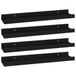 VidaXL Wandschappen 4 st 40x9x3 cm zwart