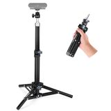 NEEWER Webcam standaard statief voor bureau, mini desktop statief met mobiele houder compatibel met Logitech Anker Emeet webcam ringlicht voor video-opname, live streaming zoomoproep, ST45B