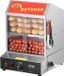 VEVOR Commerciële Hotdogstomer Broodjeswarmer 27L Elektrisch 2-Traps