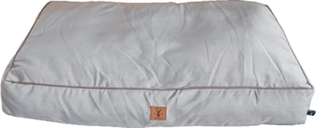 Boony ligkussen "Est 1941" highland grey 70x50 cm