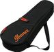 Ibanez IUBS301-BK Gigtasche voor Sopraan Ukelele met gekleurd logo zwart