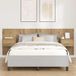 Tête de lit avec armoire avec tiroir-panneau de lit avec rangement 3 pcs Chêne artisanal 355157