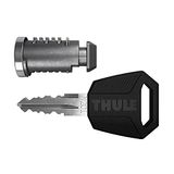 THULE Cylinder + stalen sleutel N250 voor volwassenen, uniseks, meerkleurig, eenheidsmaat