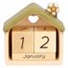 THUN Tafelkalender - keramiek - Country Bloom Collection - 11,6 x 6,0 x 11,4 cm