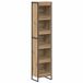 vidaXL Boekenkast 40 x 30 x 189,5 cm bewerkt hout ambachtelijk eiken