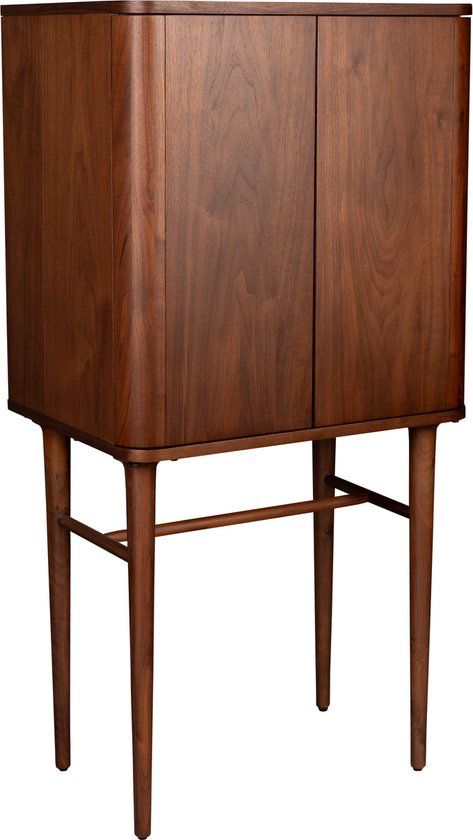 Dutchbone Morrison Opbergkast - Walnoothout - Donkerbruin