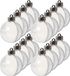 Merkloos / Sans marque Creativ Company B.V. DIY Kerstballen - 16 stuks - Transparant - D6 cm - Kunststof