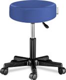Casaria Verstelbare Draaikruk - 46/60cm Zithoogte – 1 Stuks Blauw