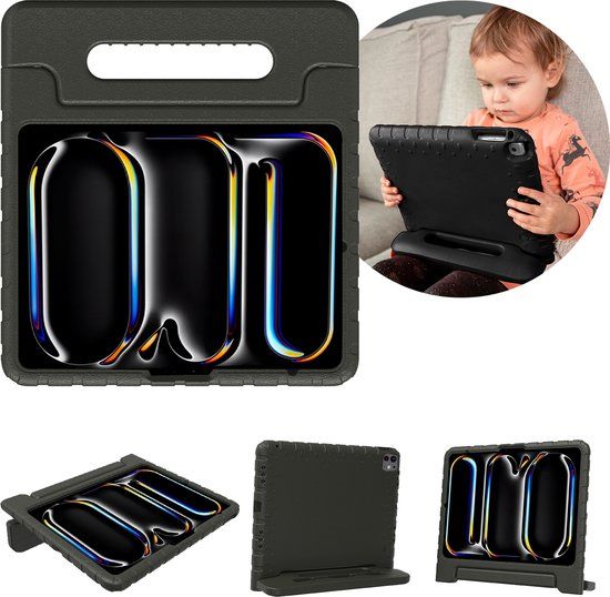 iMoshion Kidsproof Backcover iPad Pro 11 (2024) - Zwart