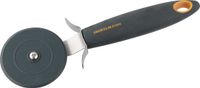 Fackelmann Pizzasnijder 20 cm SOFT, keukenhulp met functioneel onderdeel van kunststof, pizzarad voor gecoate potten en pannen