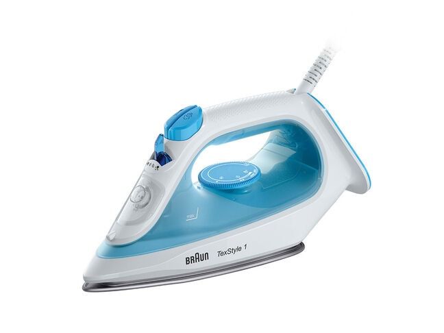 Braun TexStyle 1 SI 1050 BL - Stoomstrijkijzer - 2000W - Blauw/Wit