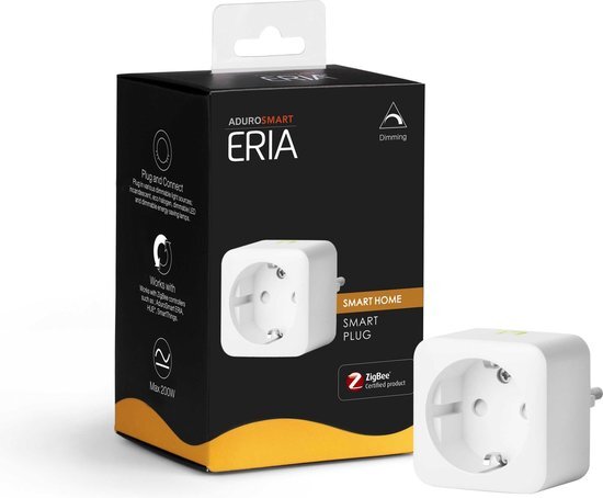 Adurosmart ERIAÂ® Zigbee 3.0 stekker dimbaar - Werkt met Hue, Smarthings en ERIA