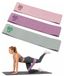 Set de 3 bandes de résistance antidérapantes pour fitness à domicile et yoga