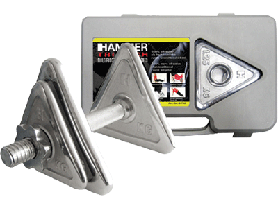 Hammer 10 KG Tri-Tech Dumbbells + koffer