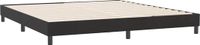vidaXL Bedframe fluweel zwart 180x220 cm