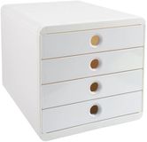 Exacompta Ladenbox Pop Box 4 lades AutentiK - Wit