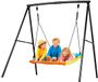 VEVOR Zitje met A-Vormig Metalen Frame, Zitje (150 X 81 cm), Draagvermogen tot 199,6 Kg, Zwart