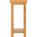 Table d'appoint en bois de chêne massif 27x24x55 cm