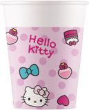 Procos Hello Kitty Fashion papieren beker 8 stuks 200 ml