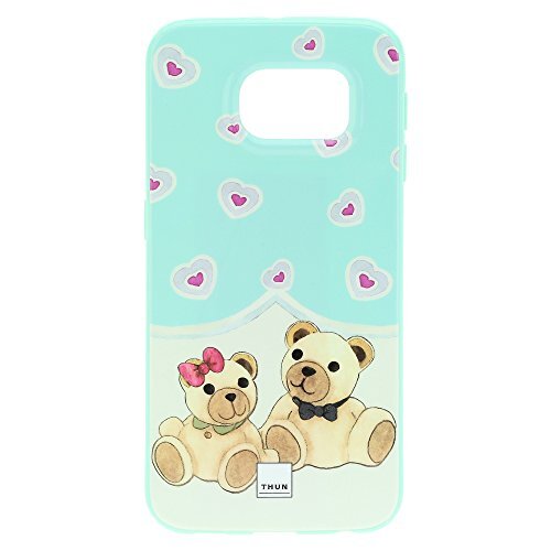 Thun Samsung S6 Amore beschermhoes met beren, harten, ABS, 14 x 7 x 6,8 cm