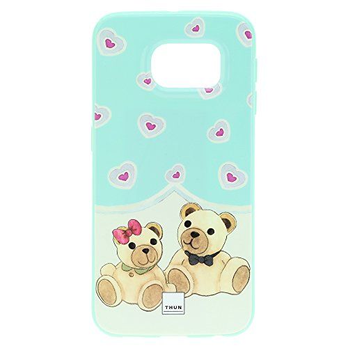 Thun Samsung S6 Amore beschermhoes met beren, harten, ABS, 14 x 7 x 6,8 cm