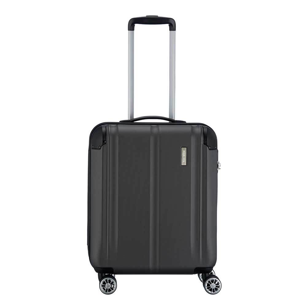 travelite City 4 Wiel Trolley S antraciet Harde Koffer Grijs - ABS - 2017