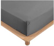 PROMO LINGE Linge promotionnel Percale hoeslaken 160x200 cm Antraciet