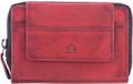 GREENBURRY portemonnee Destressed RV-Wallet RFID Deep Red donkerrood
