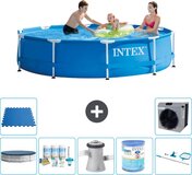 Intex Rond Frame Zwembad - 305 x 76 cm - Blauw - Compleet Pakket