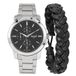 Lucardi Heren Regal herenhorloge in cadeaudoosje met armband