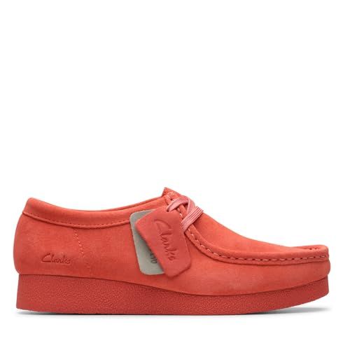 Clarks WallabeeEVOSh Womens Coral Suede, 7.5