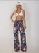 Hiccup Broek navy / kiwi / oranjerood / wit