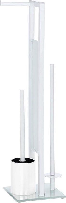 WENKO Rivalta Toiletbutler - Wit - Toiletborstel, Rolhouder & Reserverolhouder