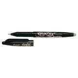 Pilot FriXion Ball Medium Afgetopte gelpen Zwart 12 stuk(s)