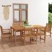 Prolenta Maison Exclusive - Ensemble de salle à manger de jardin 7 pièces 200 x 100 cm en teck massif