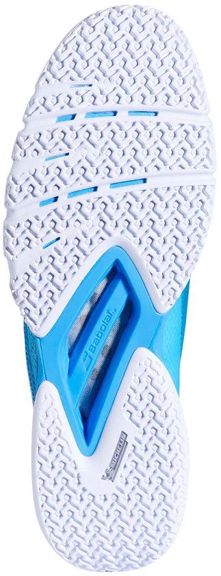 Babolat Jet Premura 2 Men's Padel Shoes Cyan Blue/White - Size 44.5
