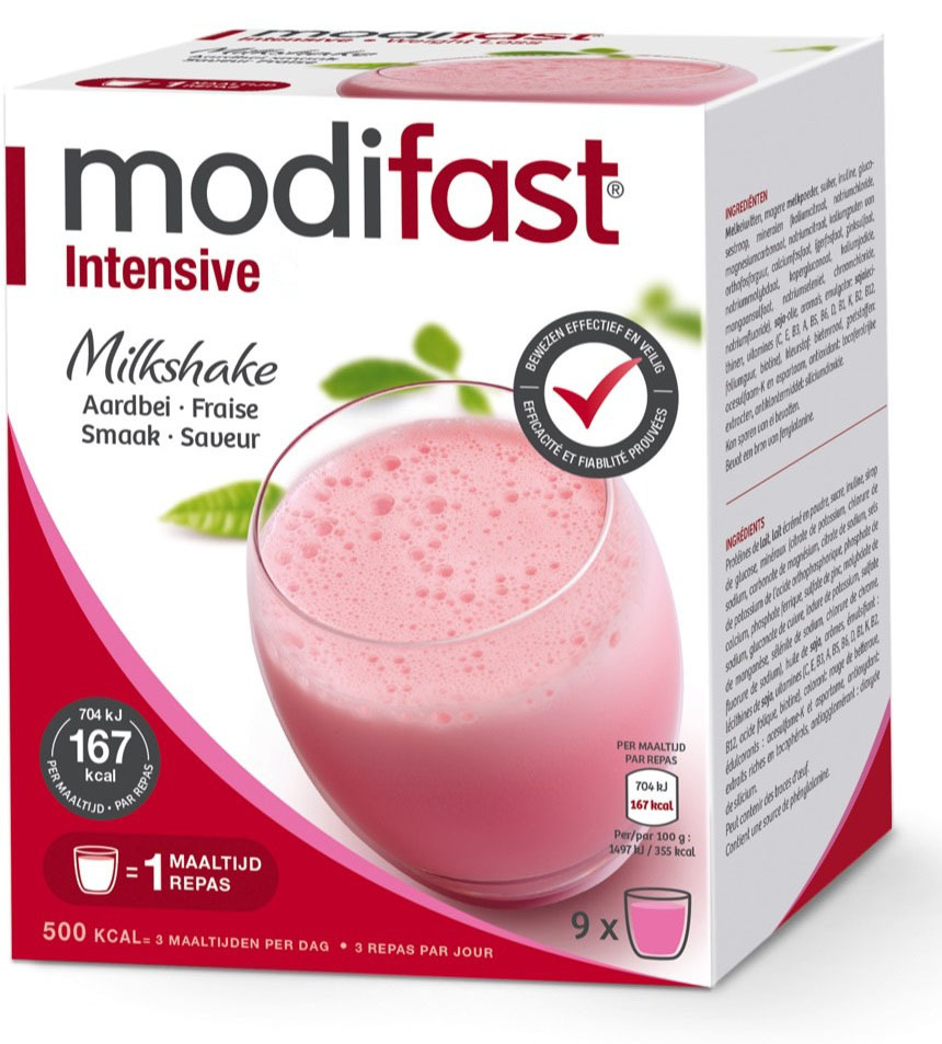 Modifast Intensive Milkshake Aardbei