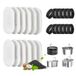 Cat waterfonteinfilters, set van 24 kattenfonteinfilters, vervangingsfilters voor kattenfontein voor 64 oz/2L & 1200 oz/3,2 l roestvrijstalen kattenfontein, waterfonteinfilters voor huisdieren