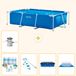 Intex Rechthoekig Frame Zwembad - 260 x 160 x 65 cm - Blauw