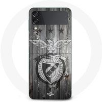 Benfica Hoesje Samsung Galaxy Z Flip3 slb grijze achtergrond