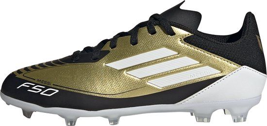 adidas Performance Messi F50 League Firm Ground Voetbalschoenen Kids - Goud - Maat 36 2/3
