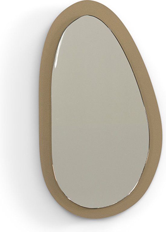 Spinder Design PIPA Oval Wall Mirror - Champagne - 20x2cm - Metal