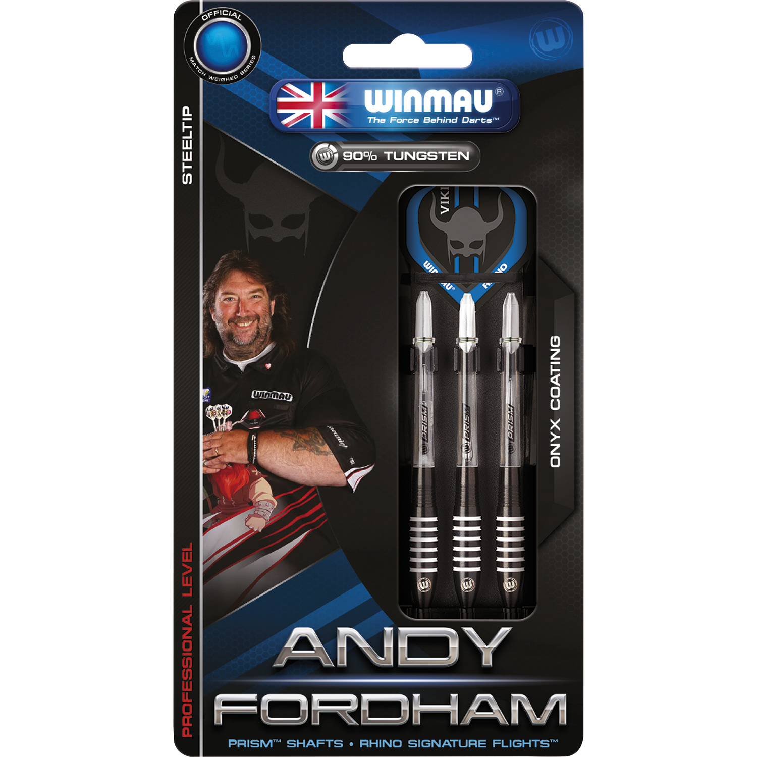 WINMAU Andy Fordham steeltip dartpijlen 25 gr